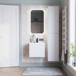 Комплект тумба подвесная Итана Kate 50 (494х344х448) с раковиной Clarissa 50 Бланж