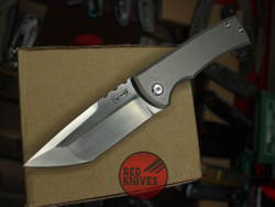 Нож TANTO CHAVES KNIVES 229 REDENCION KICKSTOP FLIPPER KNIFE TITANIUM CHISEL RK/Н3