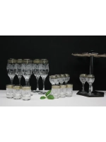 Барный набор 18 предметный с Бокалом