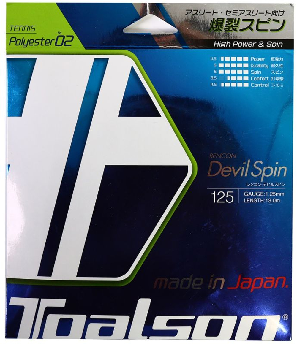 Теннисные струны Toalson Rencon Devil Spin (13 m)