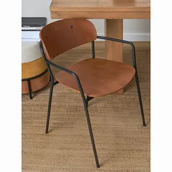 Стул с подлокотниками Torfrid, орех