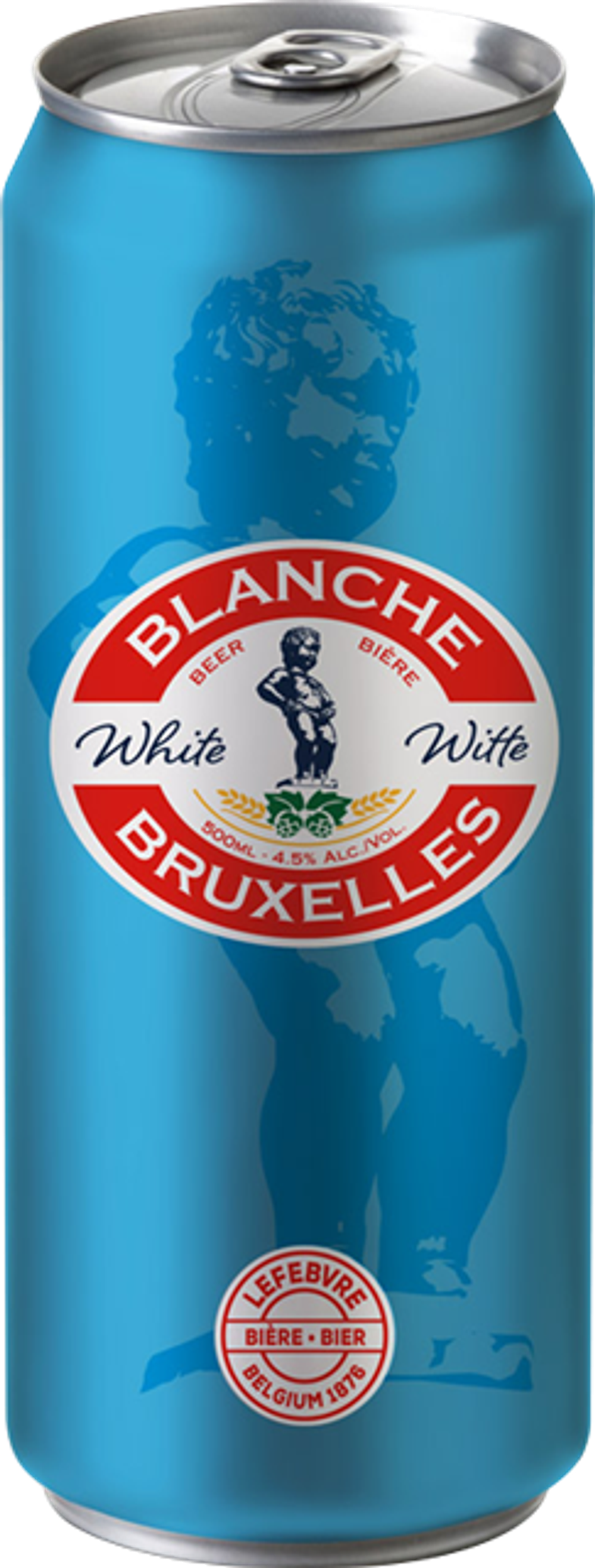 Пиво Lefebvre, Blanche de Bruxelles 0,5 л. in can