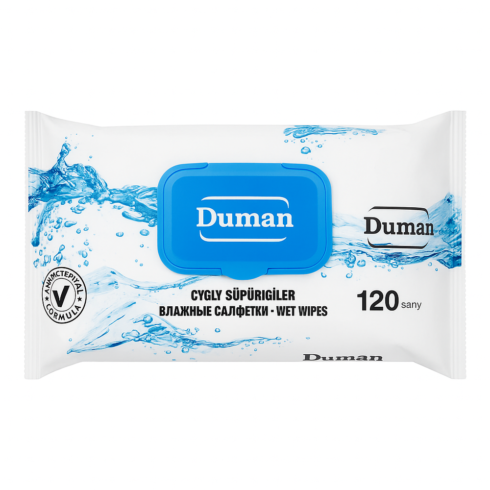 Влажные салфетки Duman 120 шт
