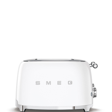 Белый тостер в стиле 50х на 4 ломтика Smeg TSF03WHEU