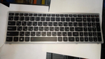 Клавиатура для ноутбука Lenovo Z510 раскладка - русская, с подсветкой, серая (25213733), оригинал
