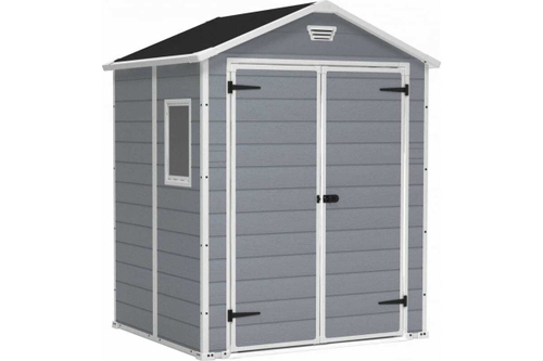 Сарай - хозяйственный блок пластик. MANOR 6x5 DD