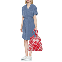 Сумка складная mini maxi shopper signature red