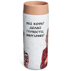 ТЕРМОКРУЖКА FOOTLE 350 МЛ, КОЛБА НЕРЖ.СТАЛЬ 18/10