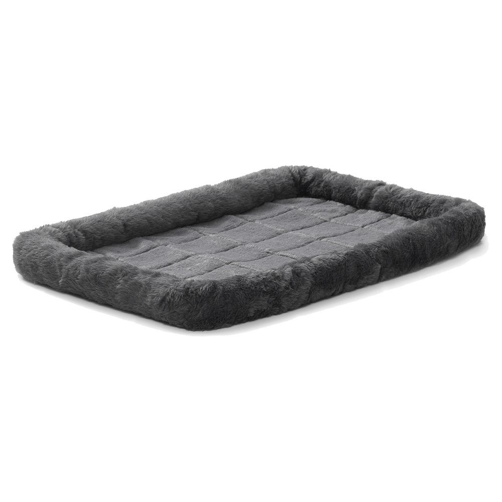 MidWest лежанка Pet Bed меховая серая (61х46 см)