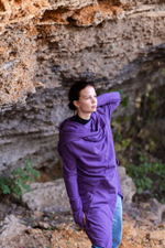 Мантия-накидка сиреневая