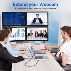 Кабель удлинитель USB 2.0 Aioneus (10м)/ для мобильный телефон, PS3, PS4, клавиатура, принтер, компьютер, телевизор