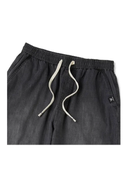 Джинсовые брюки со шнурком