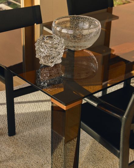 Ваза Sirau из прозрачного стекла, диаметр 29,8 см