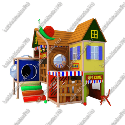 Детский игровой лабиринт "Кантри домик"
