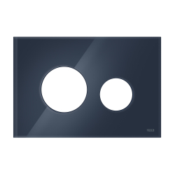 Стеклянная лицевая панель смыва для унитаза TECEloop modular, (вечерняя синева)