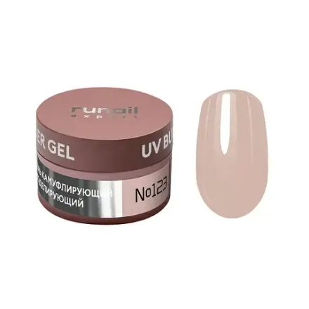 Runail Expert Гель моделирующий UV BUILDER GEL №123 светло-бежевый, 15г банка