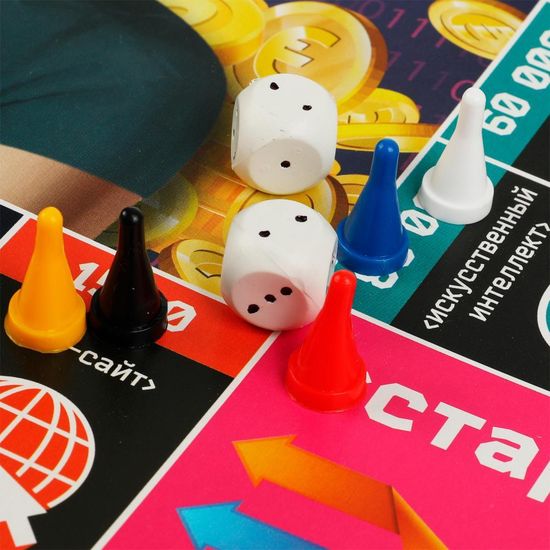 Настольная бизнес-игра «Миллионер. IT-корпорации» 217х330х27мм. Умные игры