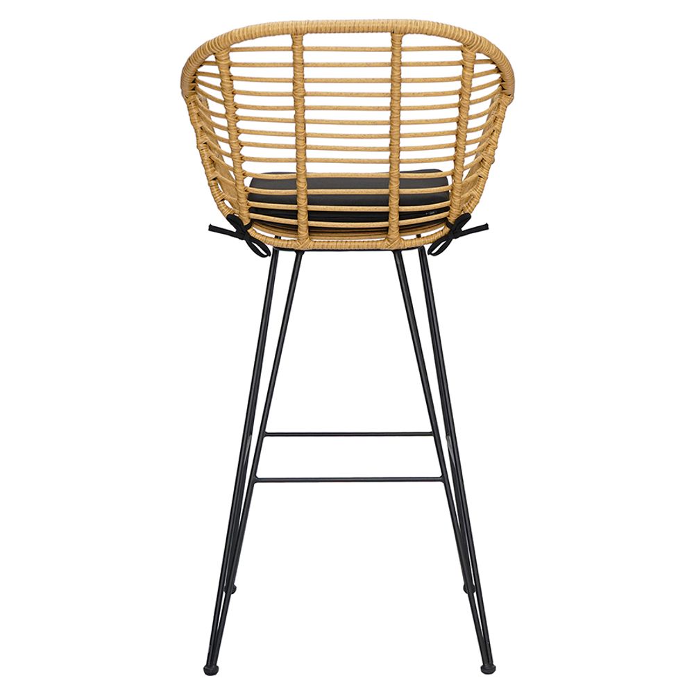 Стул барный Vetle Bent, ротанг