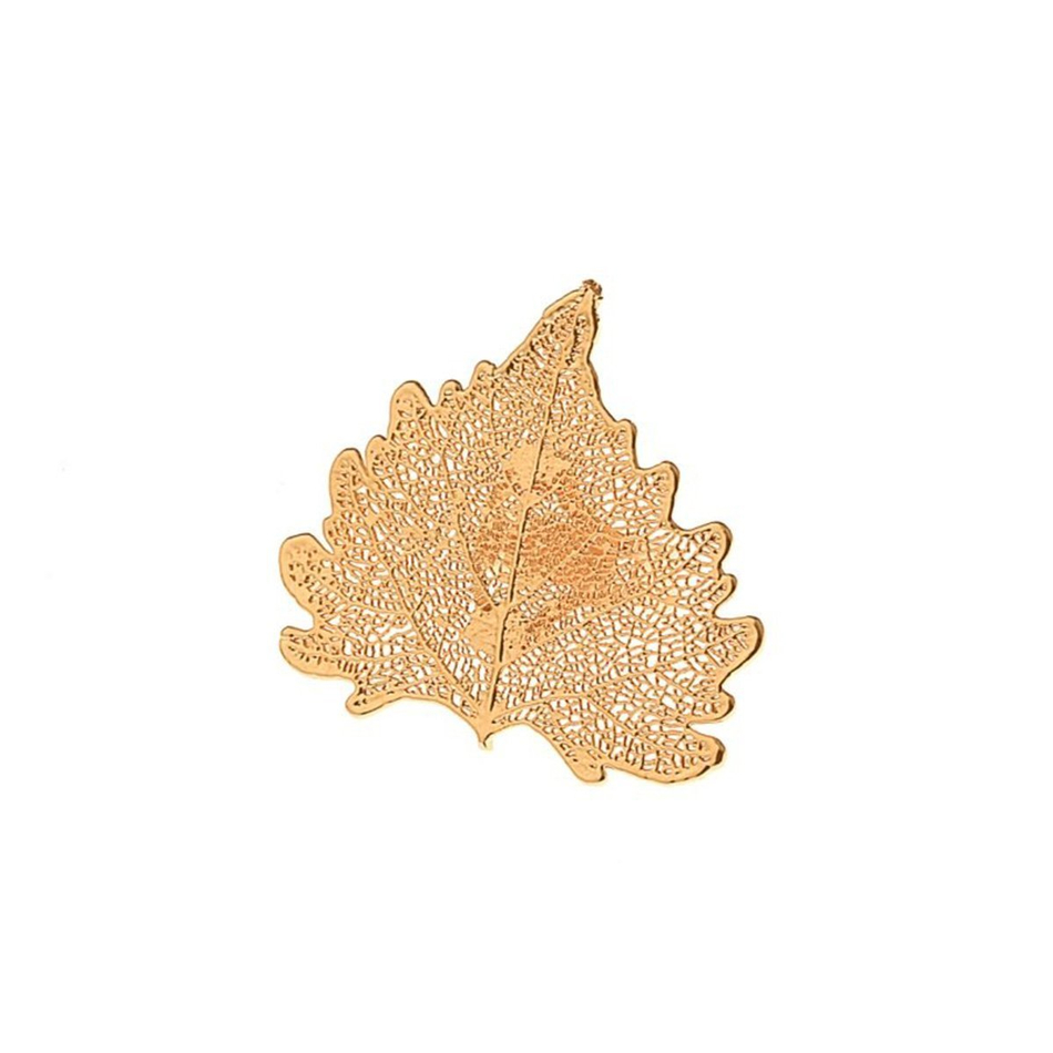 Кольцо с листьями Ester Bijoux Тополь LF34R- G BR
