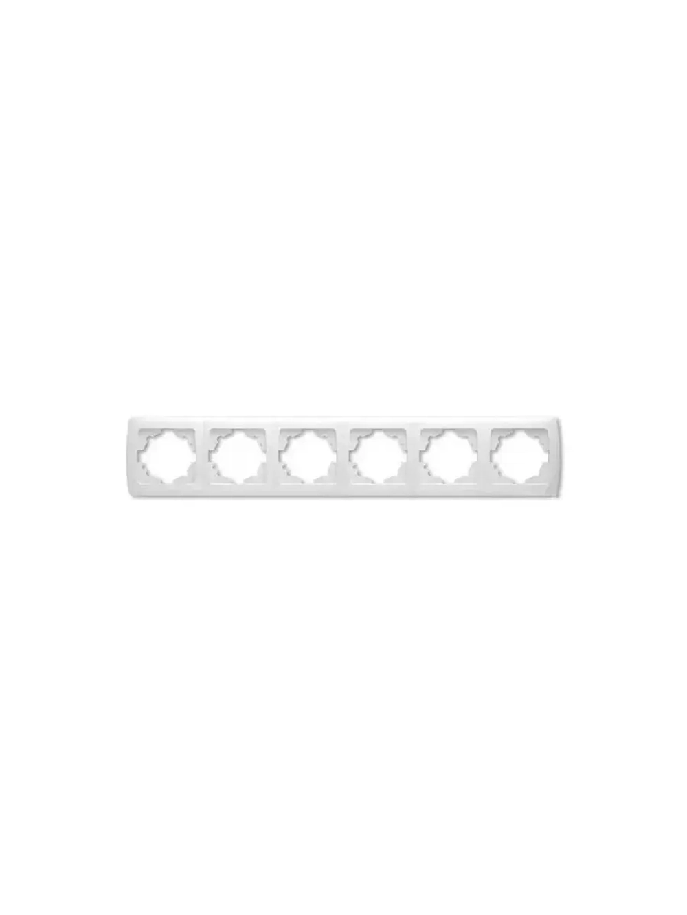 Рамка 6-я горизонтальная белый Viko Carmen