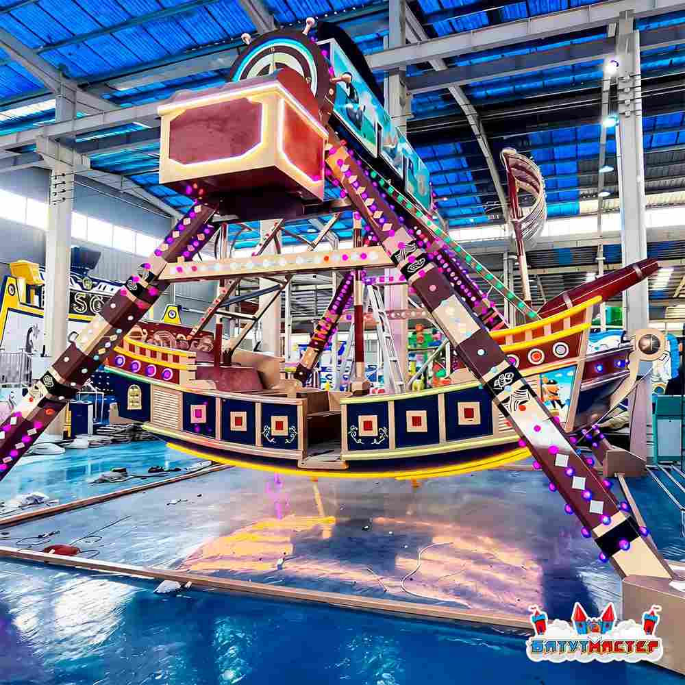 Качель корабль «Штормовой рейд», 16 мест, 7×5×4 м