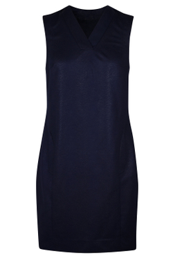 Офисный сарафан 2329оп, темно-синий #249ТС082329оп