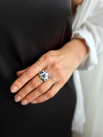 Кольцо 94011115 серебро 925° размер 18