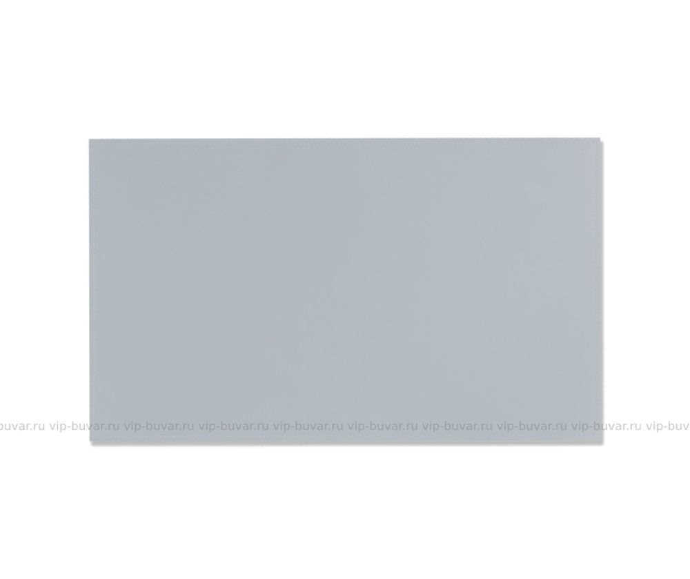 Серый кожаный настольный коврик