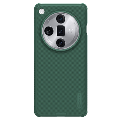 Чехол усиленный зеленого цвета (Deep Green) от Nillkin для OPPO Find X7 Ultra, серия Super Frosted Shield Pro
