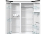 Холодильник двухкамерный Gorenje NRR9185EAXLWD Side by Side серебристый
