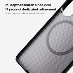 Чехол серый тонированный c MagSafe для Samsung Galaxy S26 Ultra, серия Super Frosted Shield Pro Magnetic (Clear version) от Nillkin