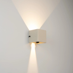 Светильник LGD-PERAN-WALL-S120x120-6W Warm3000 (WH, 0-80 deg, 230V) (Arlight, IP65 Бетон, 3 года) 058169