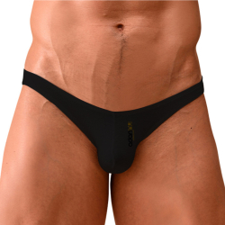 Мужские трусы слипы черные ADANNU AN314-2