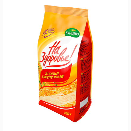 Хлопья кукурузные На здоровье 350 гр
