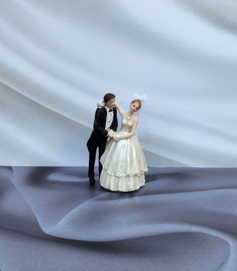 Свадебные фигурки "Жених и невеста" на торт