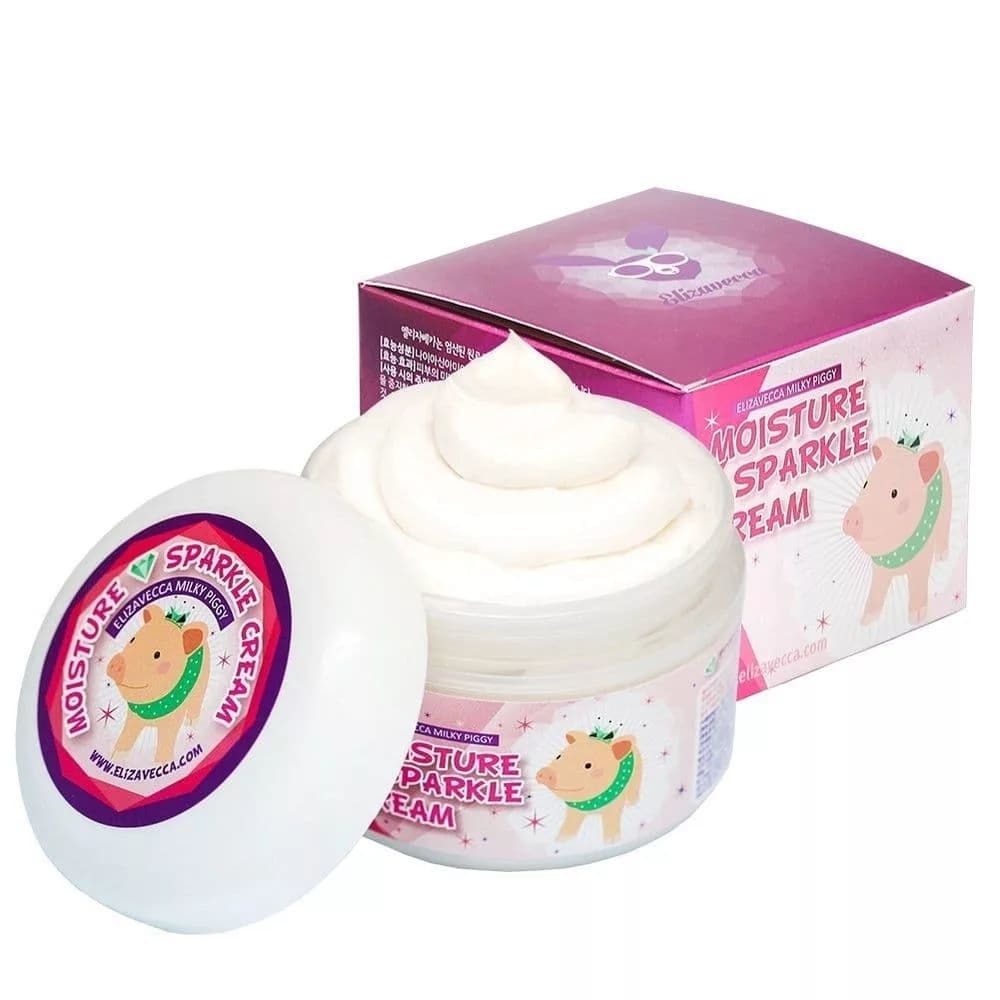 Крем для лица Elizavecca Moisture Sparkle Cream Увлажнение и сияние кожи 100 г