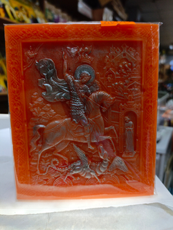 Свеча " икона Георгий Победоносец "