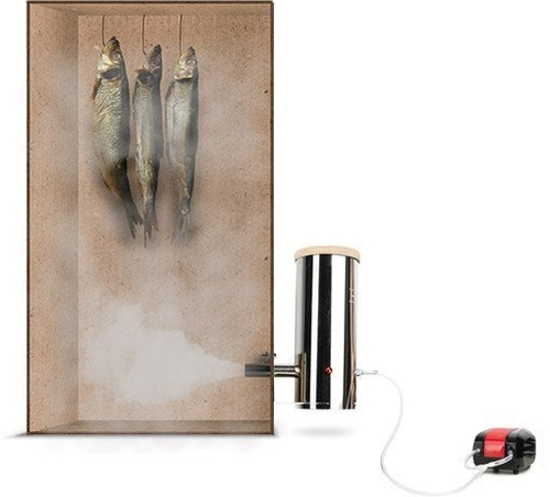 Коптильня-дымогенератор Hobbi Smoke 3.0 для холодного копчения продуктов