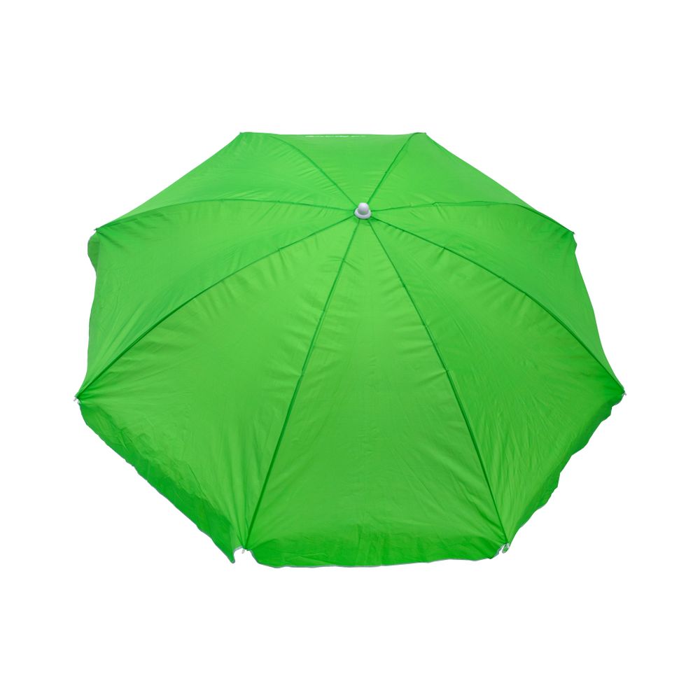 Зонт пляжный СЛЕДОПЫТ прямой, d - 240см, h - 230см, d штока 28/32мм, Oxford 210D, цв. зеленый/6/
