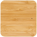 Беспроводное зарядное устройство Leaf из бамбука и ткани