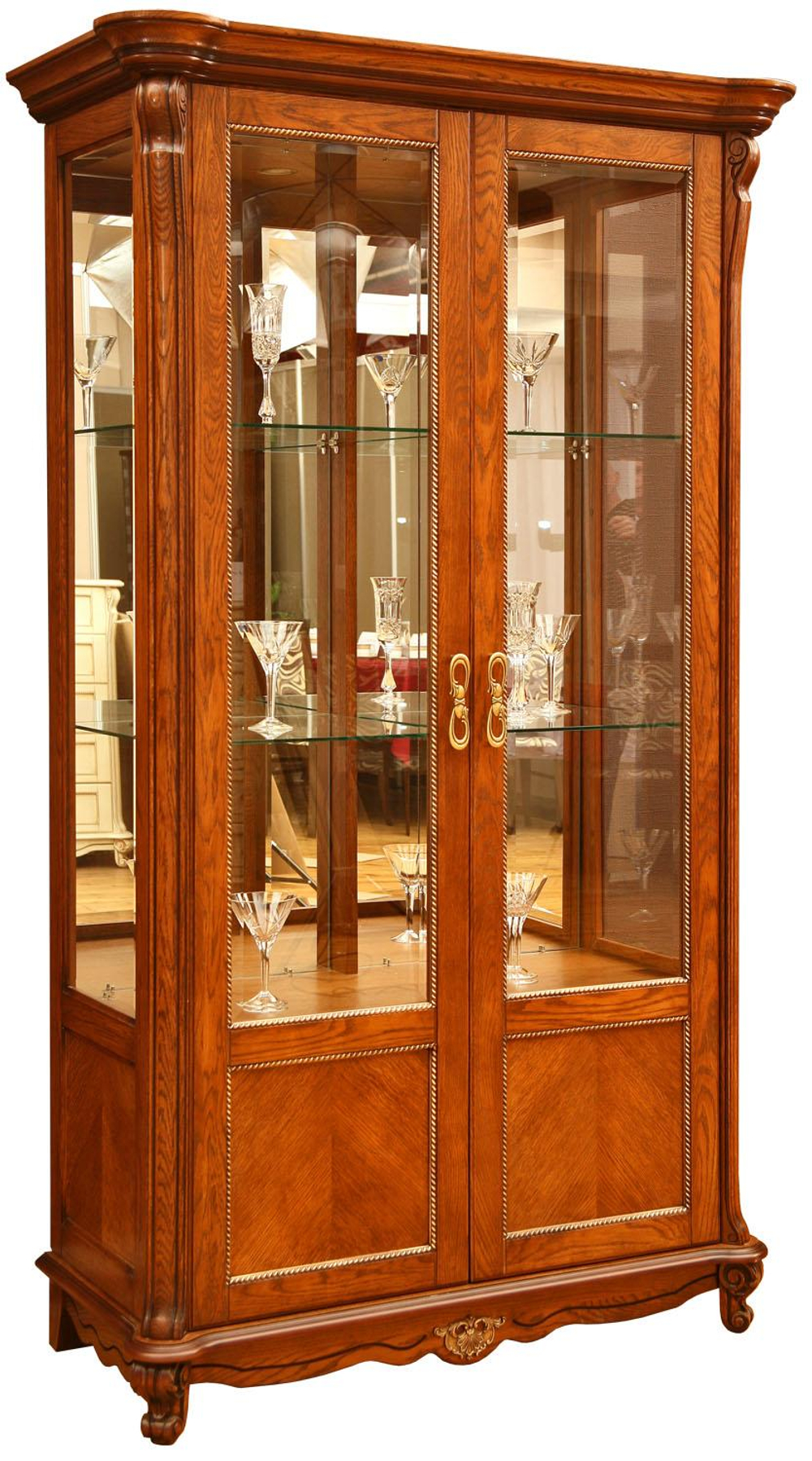 Шкаф с витриной «Алези» П1.350.0.19 (П350.19)