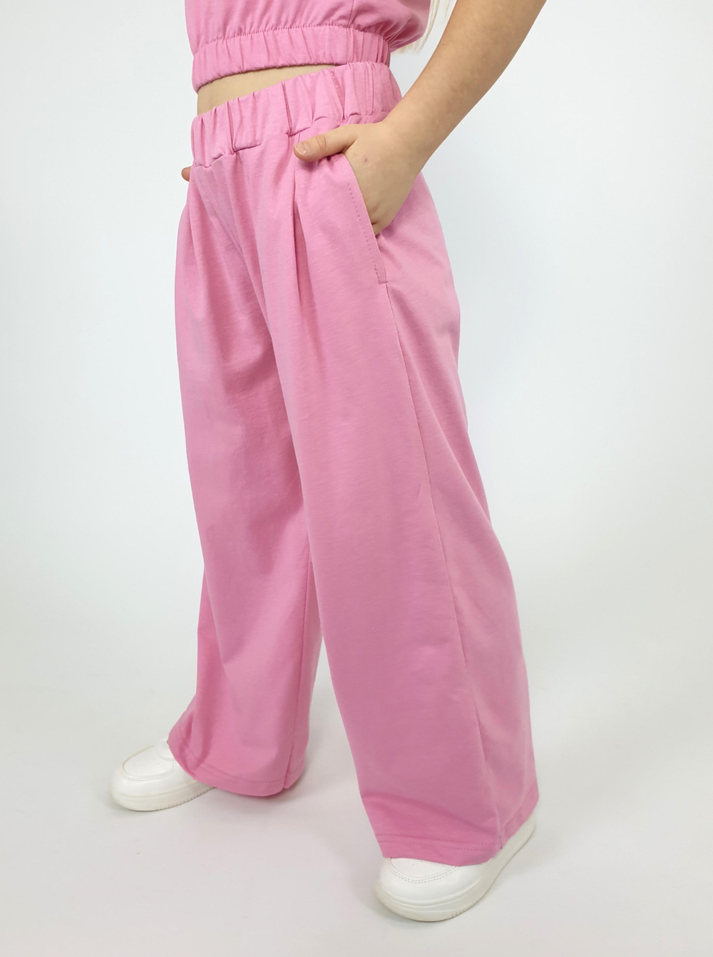 02-157-1 Комплект для девочки (майка-топ+ брюки)