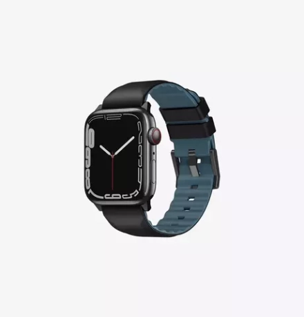 Ремешок Uniq 49/45/44/42мм Linus Airosoft Silicone Strap для Apple Watch Black (Чёрный)