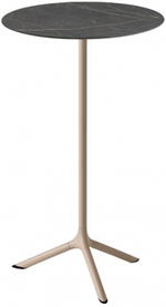 Стол ламинированный барный складной Scab Design Tripe Folding, тортора, черный мрамор Сахара