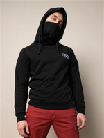 Худи мужское черное ниндзя Город Горький