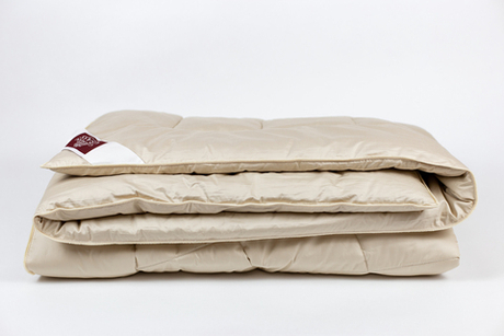 Одеяло пуховое теплое 200х200 German Grass Almond Camel Grass
