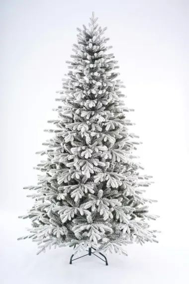 Искусственная ель заснеженная Орловская 220 см., литая хвоя + пвх, Max Christmas (ЕОРСЗ22)