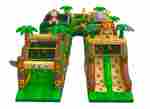 Надувная полоса препятствий «Дикие джунгли», 34,3×11,6×6,1 м