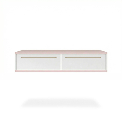 Подвесной туалетный столик консоль Royal 5210 эко (Зефир-р.золото)