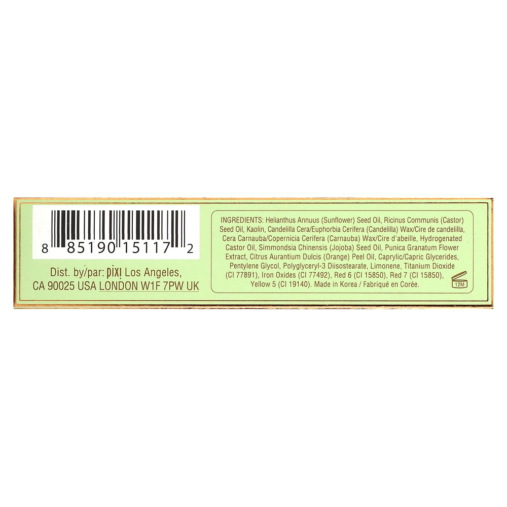 Pixi Beauty, NaturelleLip, увлажняющая губная помада, 0298 мак, 3,4 г (0,1 унции)